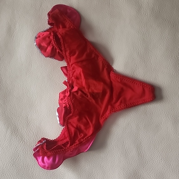 Pink Victoria's Secret panties with jingle bells. Size: L - Picture 3 of 4